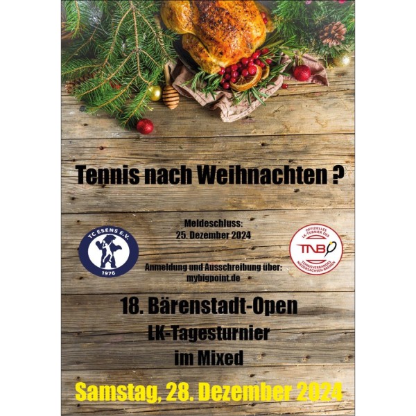 18. Esenser Bärenstadt-Open - 28.12.2024